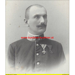 CdV Hauptmann mit MVK Photo Kossak, Temesvar