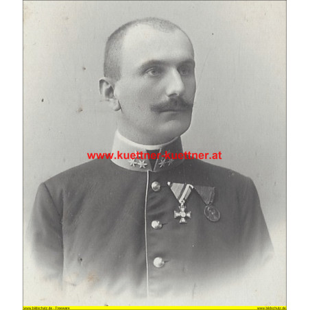 CdV Hauptmann mit MVK Photo Kossak, Temesvar