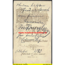 CdV Cadet Oberjäger Photo Pokorny & Reuter, Wien