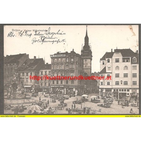 AK - Brünn - Brno - Kaiser Wilhelmplatz (1915)