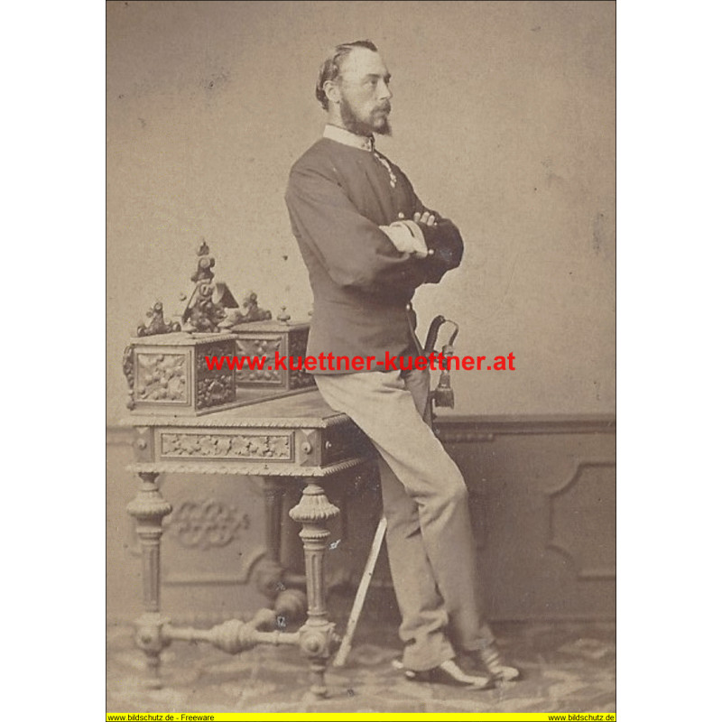 CdV Offizier Photo Russ, Königgrätz