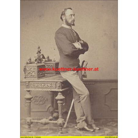 CdV Offizier Photo Russ, Königgrätz
