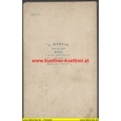 CdV Adeliger Herr Photo Wünsch, Wien
