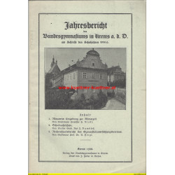Jahresbericht des Bundesgymnasiums in Krems | Küttner & Küttner