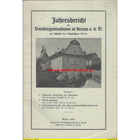 Jahresbericht des Bundesgymnasiums in Krems | Küttner & Küttner
