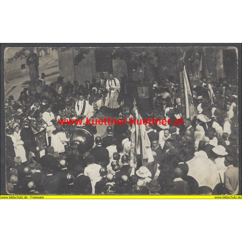 AK - Foto - Langenlois - Kirchturmkreuzweihe 14.8.1921 (NÖ)