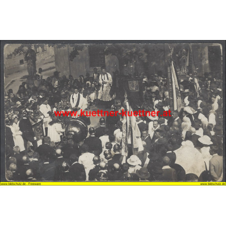 AK - Foto - Langenlois - Kirchturmkreuzweihe 14.8.1921 (NÖ)