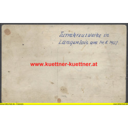 AK - Foto - Langenlois - Kirchturmkreuzweihe 14.8.1921 (NÖ)