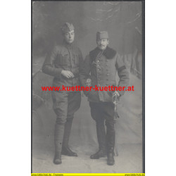 Oberst Friedrich und Lt. Alfons Binder Edl. v. Hohenstreben