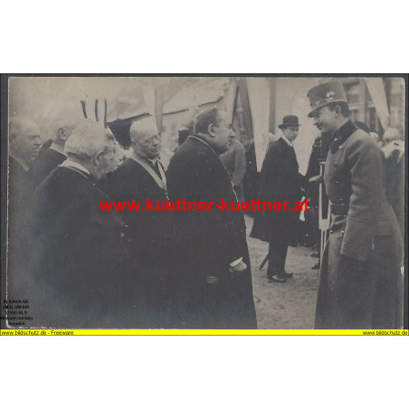 Kaiser Karl mit Kardinal Friedrich Gustav Piffl