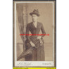 CdV - Dame mit Hut und Schirm Photo Hodek, Krems a. d. D.