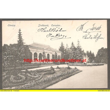 AK - Olmütz - Olomouc - Stadtpark - Cursalon