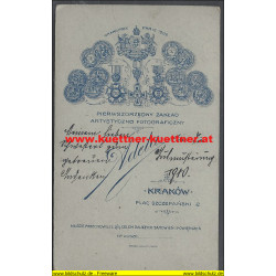 CdV Walter Mende als Kadett (1910)