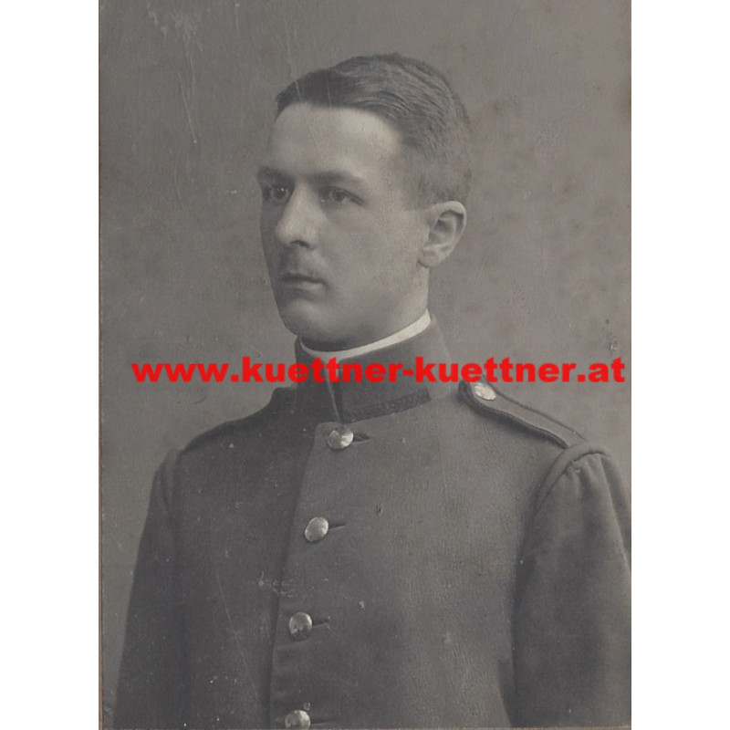 CdV Walter Mende als Kadett (1910)