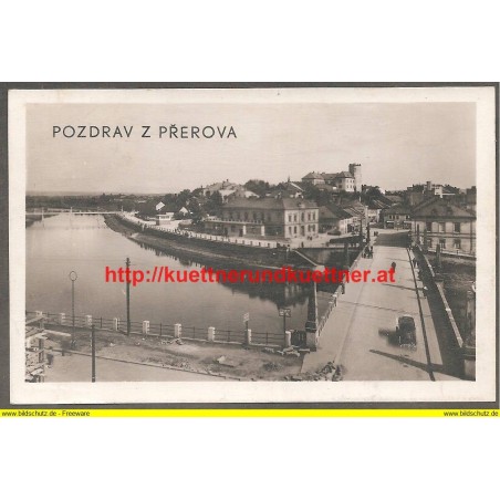 AK - Prerau - Pozdrav z Prerova (1939)