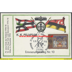 AK - K.k. Feldpost - Erinnerungsbeleg Nr.10