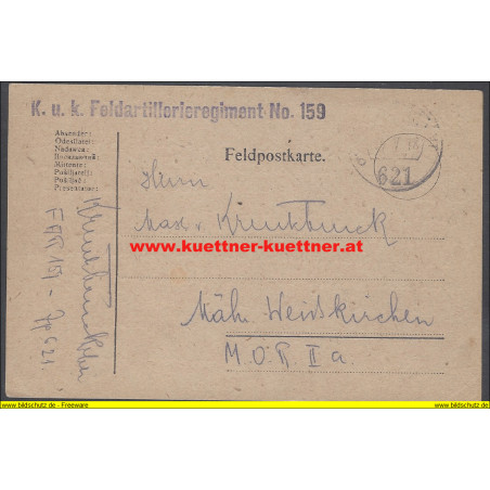FP 621 K.u.k Feldartillerieregiment No.159