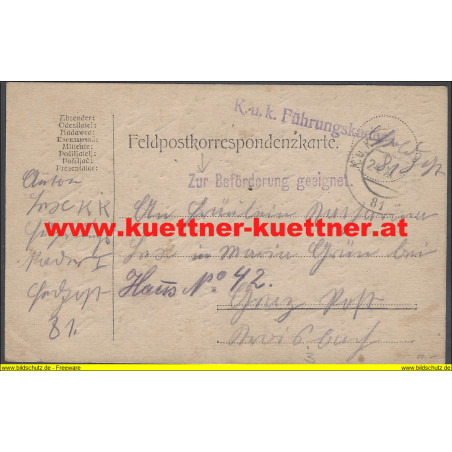 FP 81 K.u.k. Führungskader I.