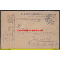 FP 88 K.u.k Infanterieregiment Erzhg. Rainer Nr. 59