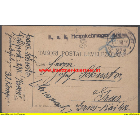 Feldpost 272 K.u.k Heimkehrerlager