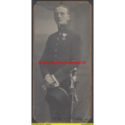 Kabinettfoto Leutnant Wilhelm Mende, Troppau (1910)