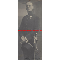 Kabinettfoto Leutnant Wilhelm Mende, Troppau (1910)