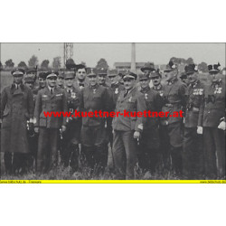 Foto - 1. Republik, Gruppenfoto von Offizieren am Flugfeld Aspern (1937)