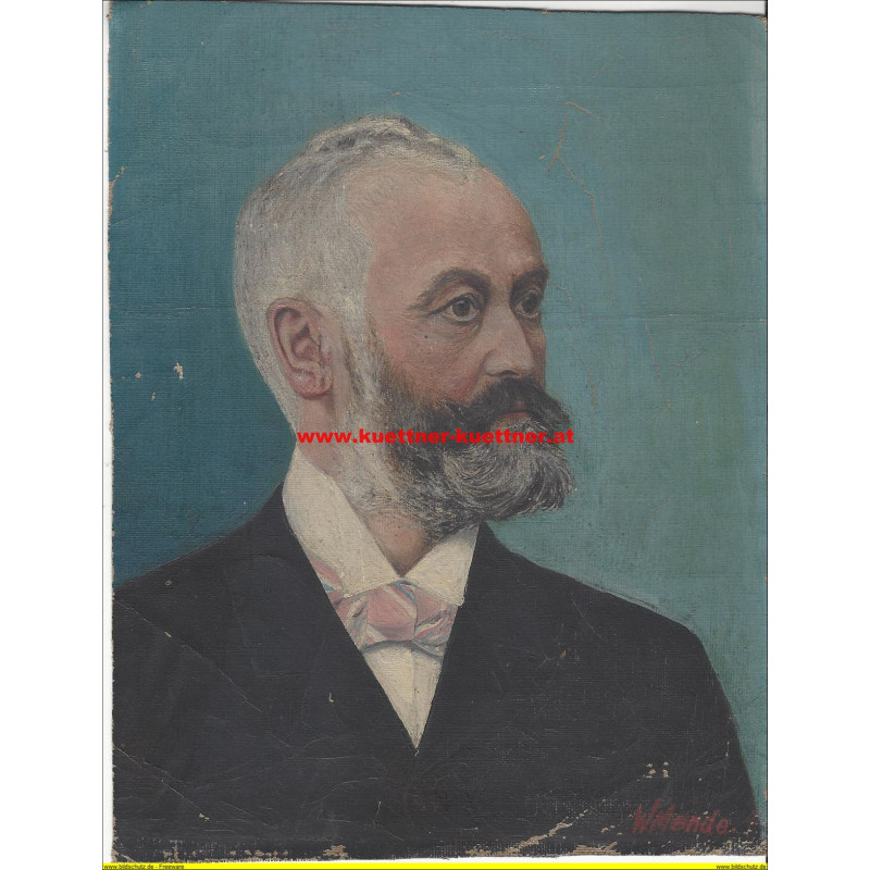 Eduard Mende - Ölgemälde auf Leinwand