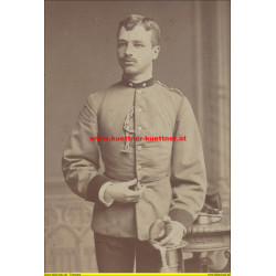 Kabinettfoto Leutnant Photo Krappek, Marburg