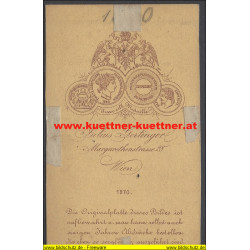 CdV k.u.k. Hauptmann Photo Gertinger, Wien