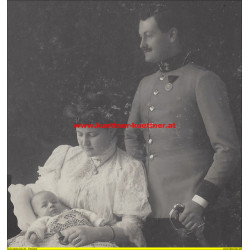 Kabinettfoto - Oberleutnant - Photo Gebhardi, Marburg 1907