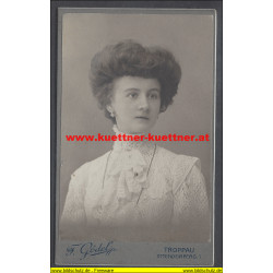 CdV - Anya Mende mit 17. Jahren Photo Gödel, Troppau