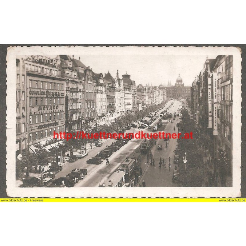 AK - Prag - Praha - Wenzelsplatz