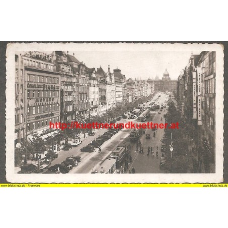 AK - Prag - Praha - Wenzelsplatz