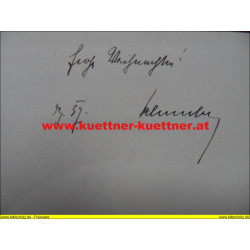 Kurt Schuschnigg - Dreimal Österreich mit Autograph