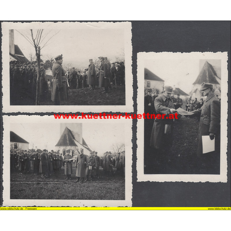 Fotos - Marschübung Lengenfeld bei Krems (1937)