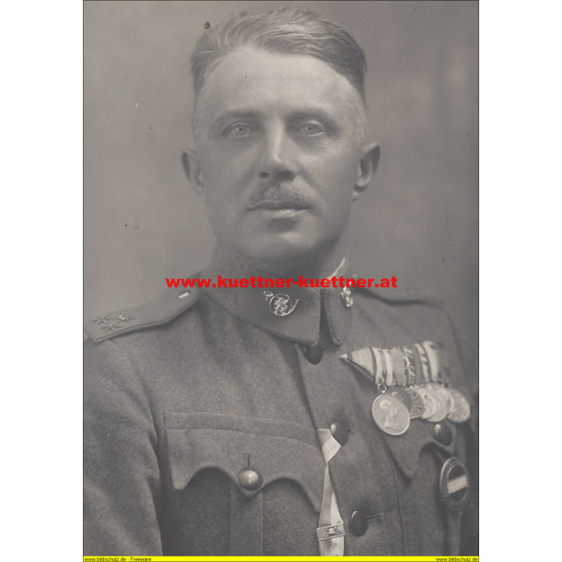 AK - Foto Offizier des Frw. Schutzkorps Österreich