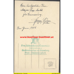 AK - Foto Offizier des Frw. Schutzkorps Österreich