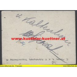 Adalbert Ritter v. Kaltenborn als Oberst u. Kmdt. im IR.1