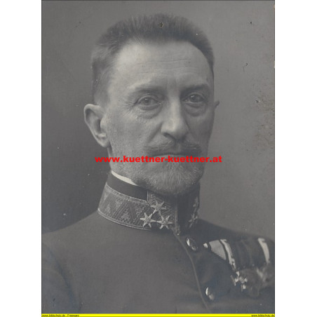 Adalbert Ritter v. Kaltenborn als Oberst u. Kmdt. im IR.1