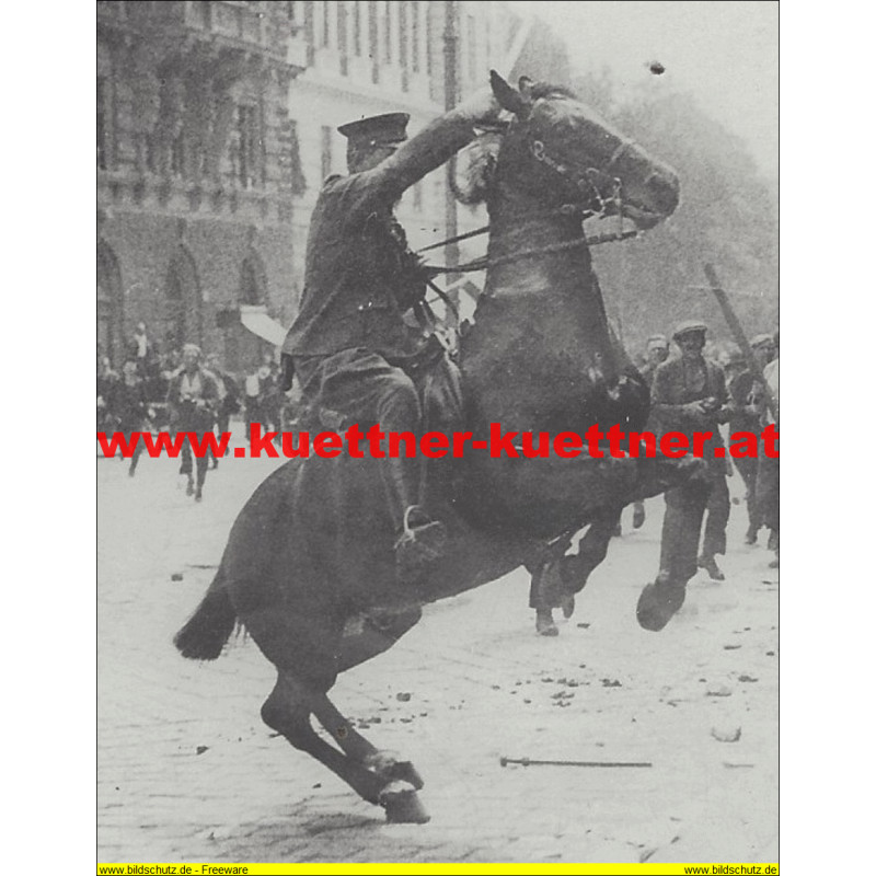 Foto Rayon Insp. Franz Frenstatzky der Sicherh.-Wache in Wien (Julirevolte)