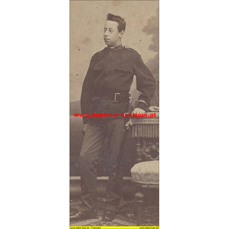 Friedrich Binder Edl. v. Hohenstreben als Cadet