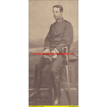 CdV Friedrich Binder Edl. v. Hohenstreben als Cadet im DR.1