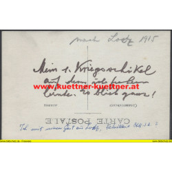 Foto - Offizier mit seinem Kriegsvehicle auf der Fahrt nach Lotz