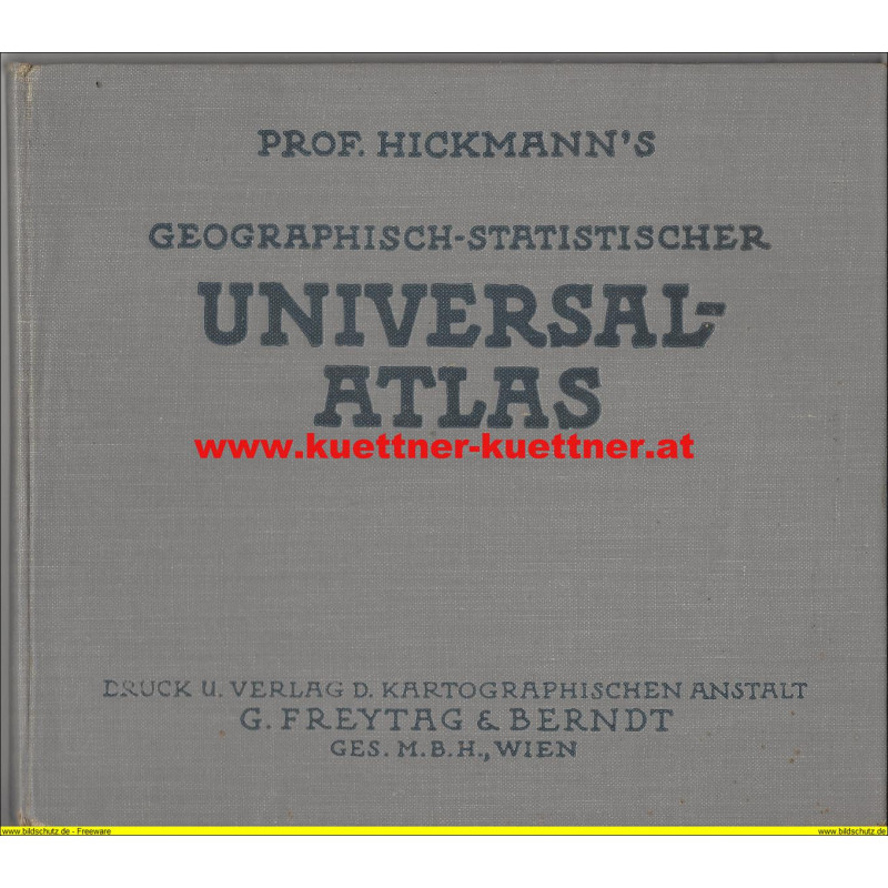 Geographisch-Statistischer Universal-Atlas | Küttner & Küttner