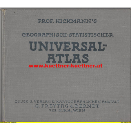 Geographisch-Statistischer Universal-Atlas | Küttner & Küttner