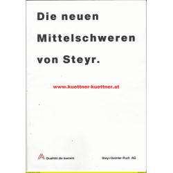 Prospekt Die neuen Mittelschweren von Steyr