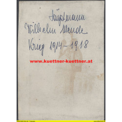 Hptm. des Gstb. Wilhelm Mende Trient 1917