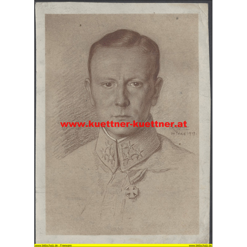 Hptm. des Gstb. Wilhelm Mende Trient 1917