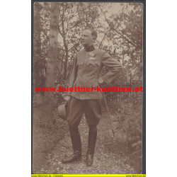 Foto Hptm. Wilhelm Mende im Felde, Mai 1916
